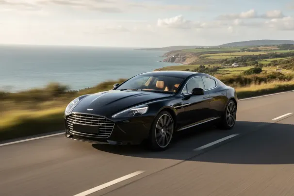 Firefly_Gemini Flash_Reference car, in move ride on beautiful road in Great Britan, remove plate, can chan 929386.png